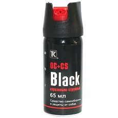 Газовый баллончик Black (65 мл) аэрозольно-струйный