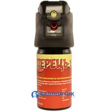 Газовый баллончик Перец-1Б LED фонариком (58 мл) аэрозольный
