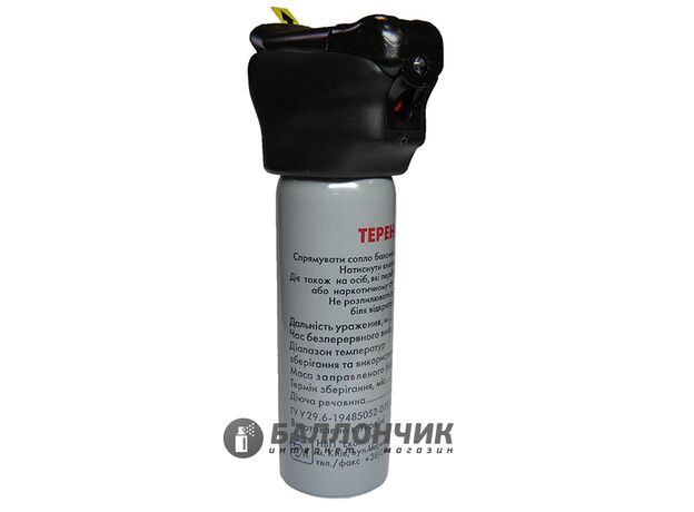 Газовый баллончик Терен-4 с LED фонариком (100 мл) аэрозольный