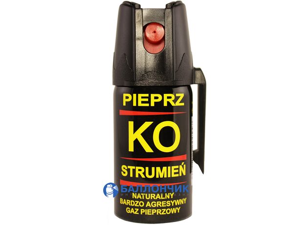 Газовый баллончик KO JET (40 мл) струйный