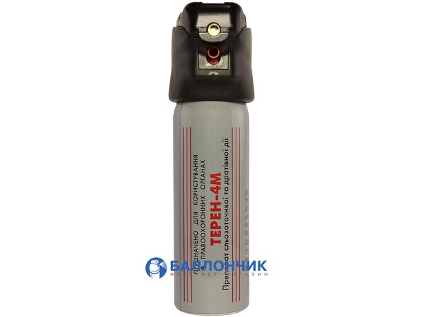 Газовый баллончик Терен-4М с LED фонариком (100 мл) аэрозольный