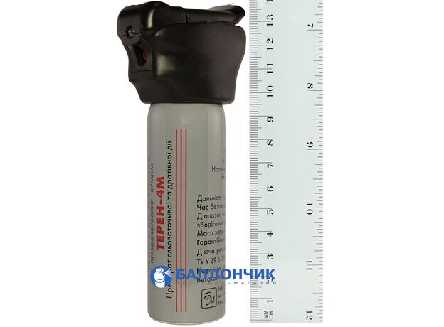 Газовый баллончик Терен-4М с LED фонариком (100 мл) аэрозольный